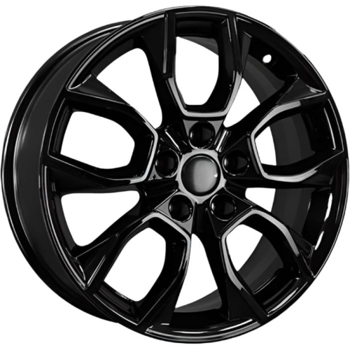 Диски Khomen KHW 1713 7x17 5*114.3 ET48 DIA56.1 Black Литой купить с бесплатной доставкой в пункты выдачи в Петербурге